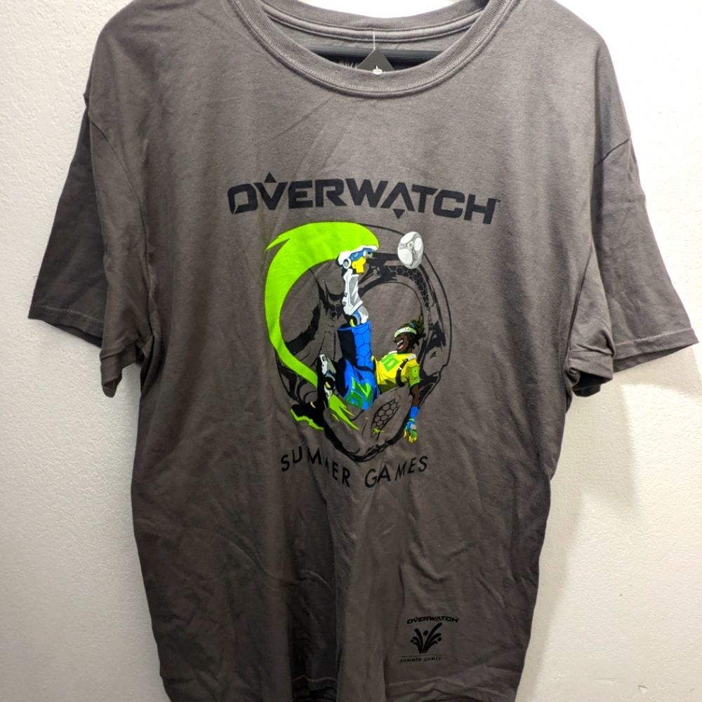 NWT Overwatch Summer Games Lucio Tee Shirt Men's Size XL